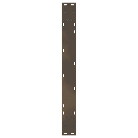 vidaXL Dining Table Legs V-Shape 3 pcs Natural Steel 100x(72-73.3) cm Steel