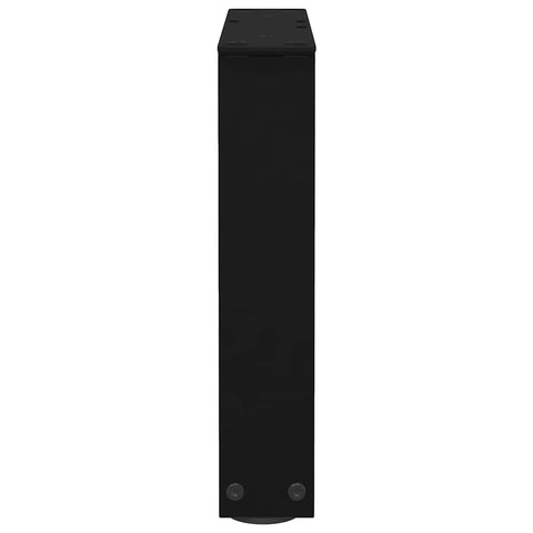 vidaXL Dining Table Legs V-Shape 2 pcs Black 30x(30-31.3) cm Steel