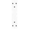 vidaXL Dining Table Legs V-Shape 2 pcs White 30x(30-31.3) cm Steel
