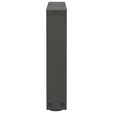 vidaXL Dining Table Legs V-Shape 2 pcs Anthracite 30x(30-31.3) cm Steel