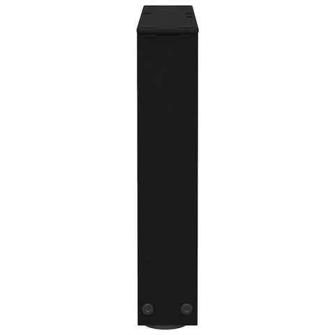 vidaXL Dining Table Legs V-Shape 2 pcs Black 40x(30-31.3) cm Steel