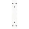 vidaXL Dining Table Legs V-Shape 2 pcs White 40x(30-31.3) cm Steel