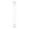 vidaXL Coffee Table Legs V-Shape 2 pcs White 50x(30-31.3) cm Steel