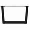 vidaXL Coffee Table Legs V-Shape 2 pcs Black 60x(30-31.3) cm Steel