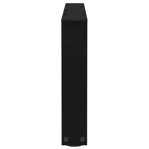 vidaXL Coffee Table Legs V-Shape 2 pcs Black 60x(30-31.3) cm Steel