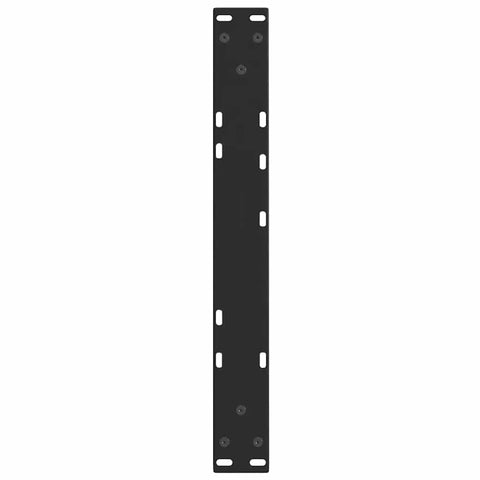 vidaXL Coffee Table Legs V-Shape 2 pcs Black 60x(30-31.3) cm Steel