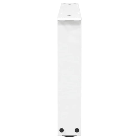 vidaXL Dining Table Legs V-Shape 2 pcs White 60x(30-31.3) cm Steel