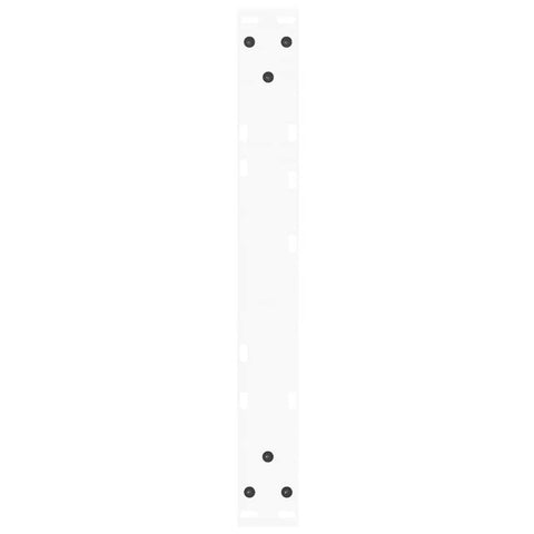 vidaXL Dining Table Legs V-Shape 2 pcs White 60x(30-31.3) cm Steel
