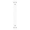 vidaXL Dining Table Legs V-Shape 2 pcs White 60x(30-31.3) cm Steel