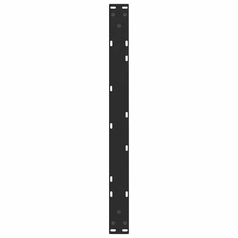 vidaXL Dining Table Legs V-Shape 2 pcs Black 70x(30-31.3) cm Steel