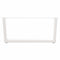 vidaXL Dining Table Legs V-Shape 2 pcs White 70x(30-31.3) cm Steel