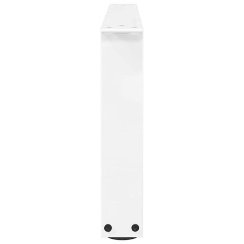 vidaXL Dining Table Legs V-Shape 2 pcs White 70x(30-31.3) cm Steel