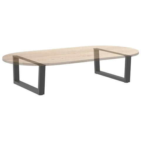 vidaXL Dining Table Legs V-Shape 2 pcs Anthracite 70x(30-31.3) cm Steel