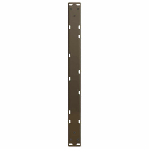 vidaXL Dining Table Legs V-Shape 2 pcs Natural Steel 70x(30-31.3) cm Steel
