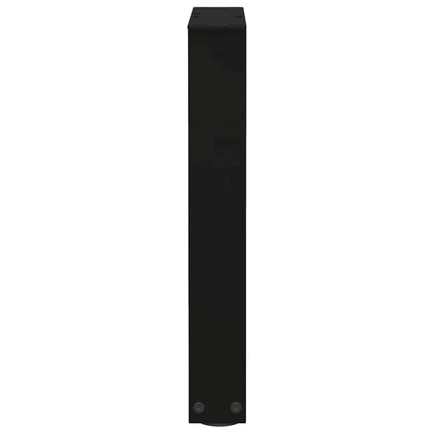 vidaXL Dining Table Legs V-Shape 2 pcs Black 28x(42-43.3) cm Steel
