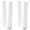 vidaXL Dining Table Legs V-Shape 2 pcs White 28x(42-43.3) cm Steel