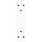 vidaXL Dining Table Legs V-Shape 2 pcs White 28x(42-43.3) cm Steel