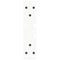 vidaXL Dining Table Legs V-Shape 2 pcs White 38x(42-43.3) cm Steel