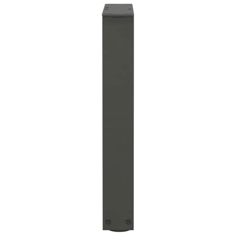 vidaXL Dining Table Legs V-Shape 2 pcs Anthracite 38x(42-43.3) cm Steel