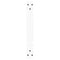 vidaXL Dining Table Legs V-Shape 2 pcs White 50x(42-43.3) cm Steel