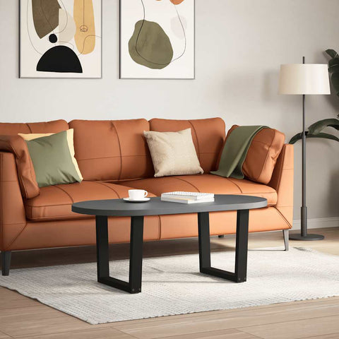 vidaXL Dining Table Legs V-Shape 2 pcs Black 60x(42-43.3) cm Steel