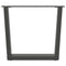 vidaXL Dining Table Legs V-Shape 2 pcs Anthracite 60x(42-43.3) cm Steel