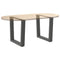 vidaXL Dining Table Legs V-Shape 2 pcs Anthracite 60x(42-43.3) cm Steel