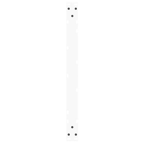 vidaXL Dining Table Legs V-Shape 2 pcs White 70x(42-43.3) cm Steel
