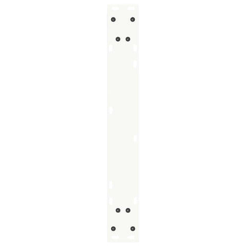 vidaXL Dining Table Legs V-Shape 2 pcs White 60x(72-73.3) cm Steel