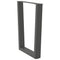 vidaXL Dining Table Legs V-Shape 2 pcs Anthracite 70x(72-73.3) cm Steel