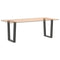vidaXL Dining Table Legs V-Shape 2 pcs Anthracite 70x(72-73.3) cm Steel