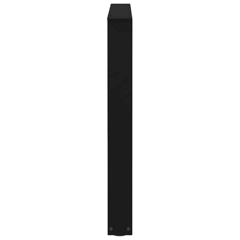 vidaXL Dining Table Legs V-Shape 2 pcs Black 80x(72-73.3) cm Steel