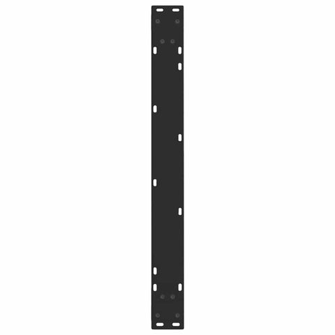 vidaXL Dining Table Legs V-Shape 2 pcs Black 80x(72-73.3) cm Steel