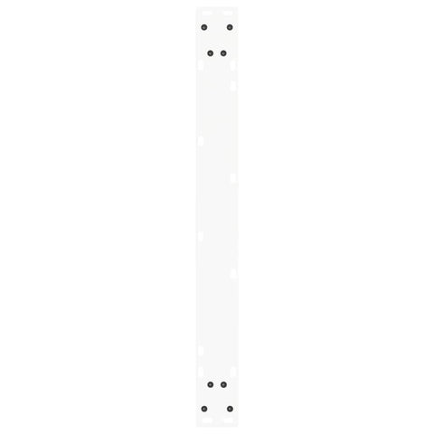 vidaXL Dining Table Legs V-Shape 2 pcs White 80x(72-73.3) cm Steel