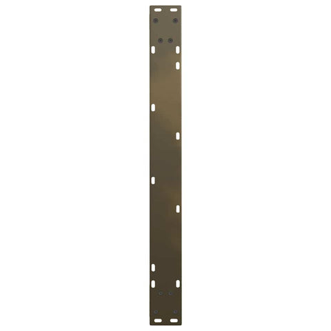 vidaXL Dining Table Legs V-Shape 2 pcs Natural Steel 80x(72-73.3) cm Steel