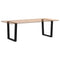 vidaXL Dining Table Legs V-Shape 2 pcs Black 90x(72-73.3) cm Steel