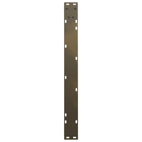 vidaXL Dining Table Legs V-Shape 2 pcs Natural Steel 90x(72-73.3) cm Steel