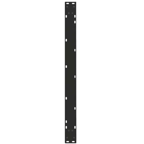 vidaXL Dining Table Legs V-Shape 2 pcs Black 100x(72-73.3) cm Steel