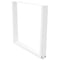 vidaXL Dining Table Legs V-Shape 2 pcs White 100x(72-73.3) cm Steel