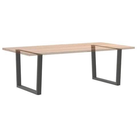 vidaXL Dining Table Legs V-Shape 2 pcs Anthracite 100x(72-73.3) cm Steel