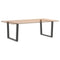 vidaXL Dining Table Legs V-Shape 2 pcs Anthracite 100x(72-73.3) cm Steel