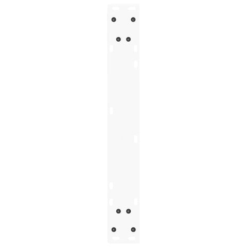 vidaXL Dining Table Legs V-Shape 3 pcs White 70x(72-73.3) cm Steel
