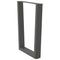 vidaXL Dining Table Legs V-Shape 3 pcs Anthracite 70x(72-73.3) cm Steel