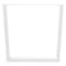 vidaXL Dining Table Legs V-Shape 3 pcs White 80x(72-73.3) cm Steel