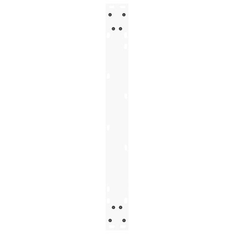 vidaXL Dining Table Legs V-Shape 3 pcs White 80x(72-73.3) cm Steel