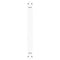 vidaXL Dining Table Legs V-Shape 3 pcs White 80x(72-73.3) cm Steel