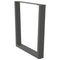 vidaXL Dining Table Legs V-Shape 3 pcs Anthracite 80x(72-73.3) cm Steel