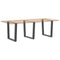 vidaXL Dining Table Legs V-Shape 3 pcs Anthracite 80x(72-73.3) cm Steel