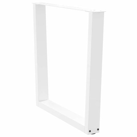 vidaXL Dining Table Legs V-Shape 3 pcs White 90x(72-73.3) cm Steel