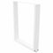 vidaXL Dining Table Legs V-Shape 3 pcs White 90x(72-73.3) cm Steel